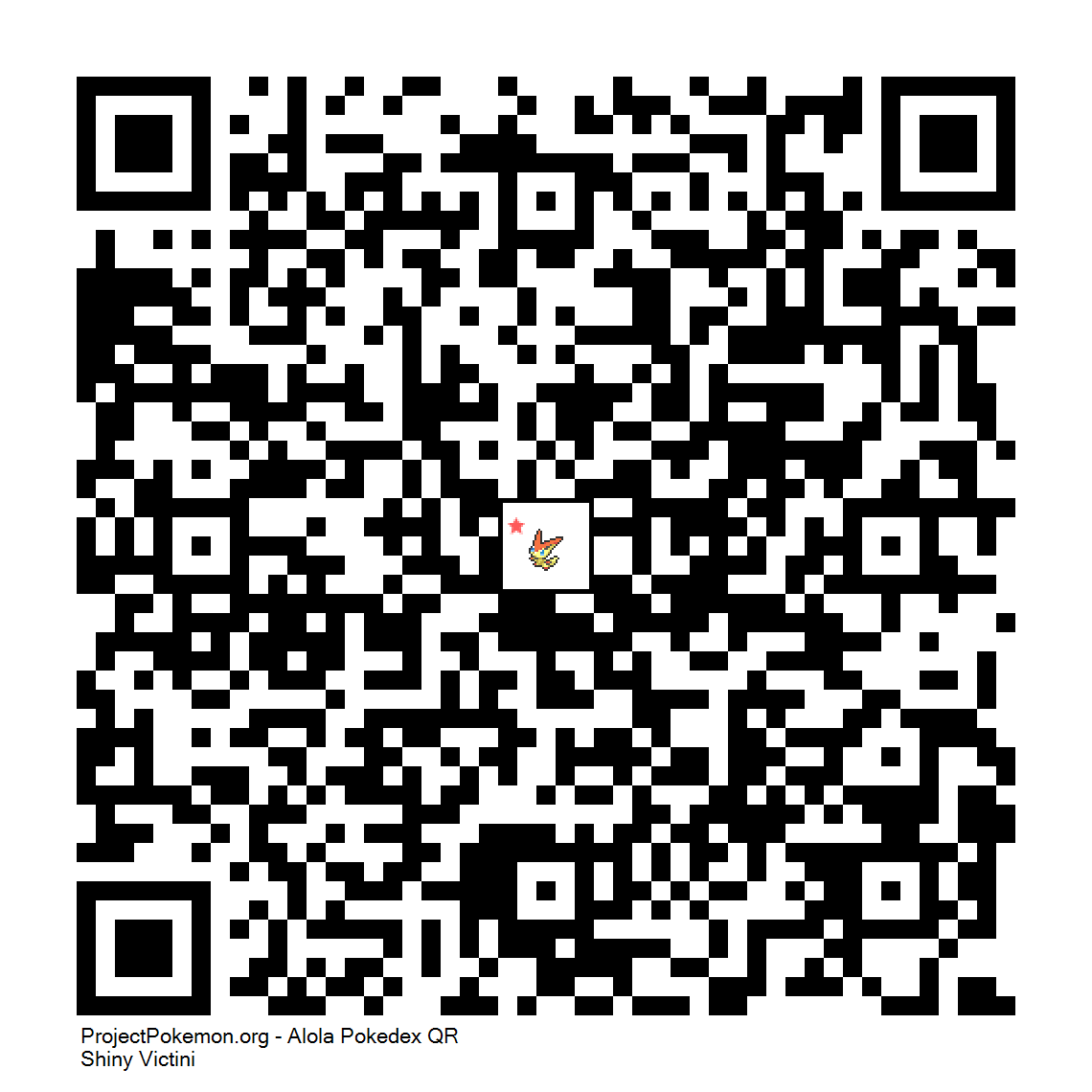 Cdigo QR de Victini variocolor